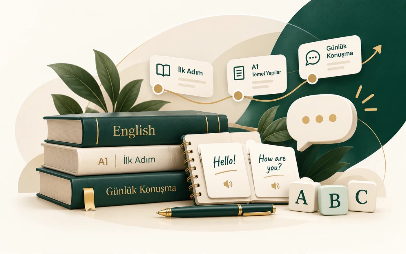 Başlangıç seviyesi İngilizce öğrenme yolculuğu